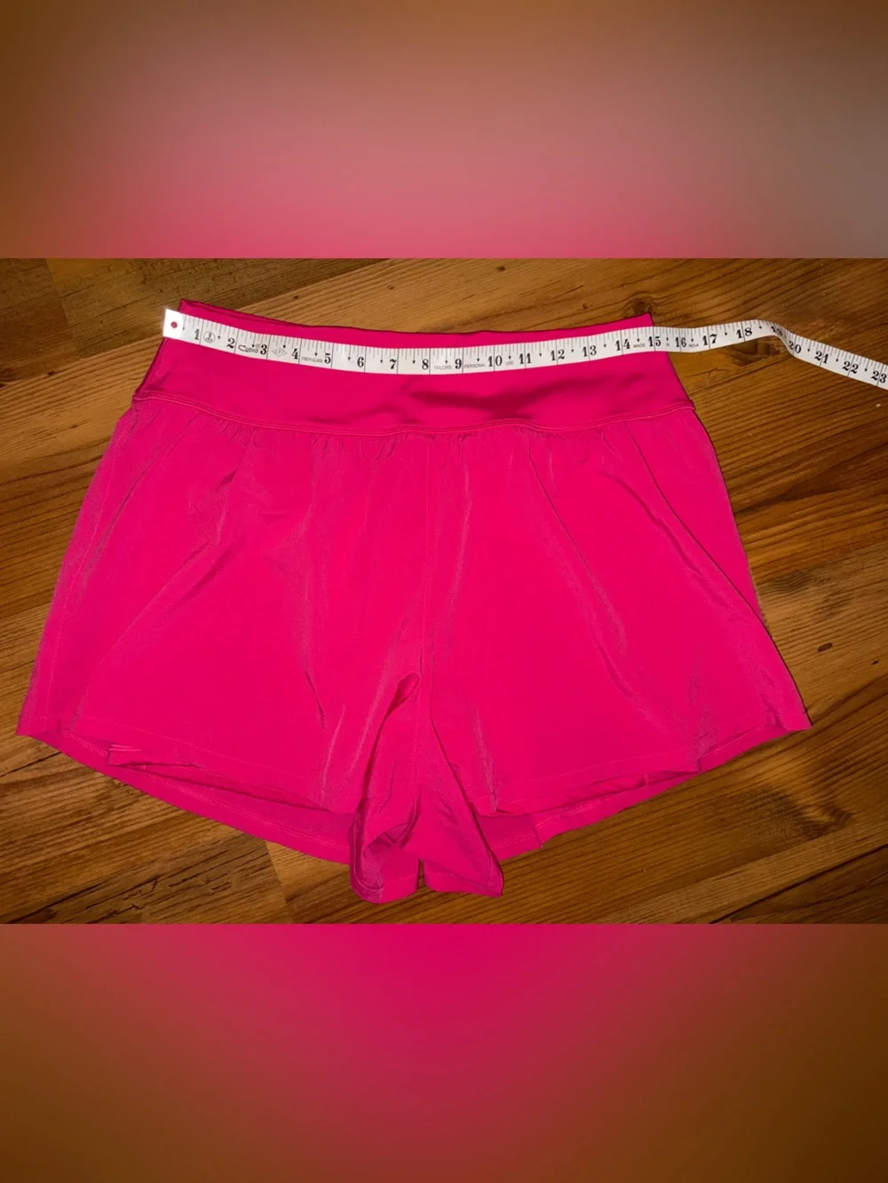 YPB Abercrombie Bright Pink High Waist Shorts L